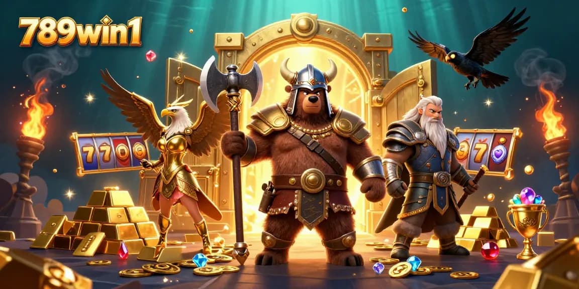 Experience thrilling moments with 789win1's vibrant casino adventure featuring iconic characters.