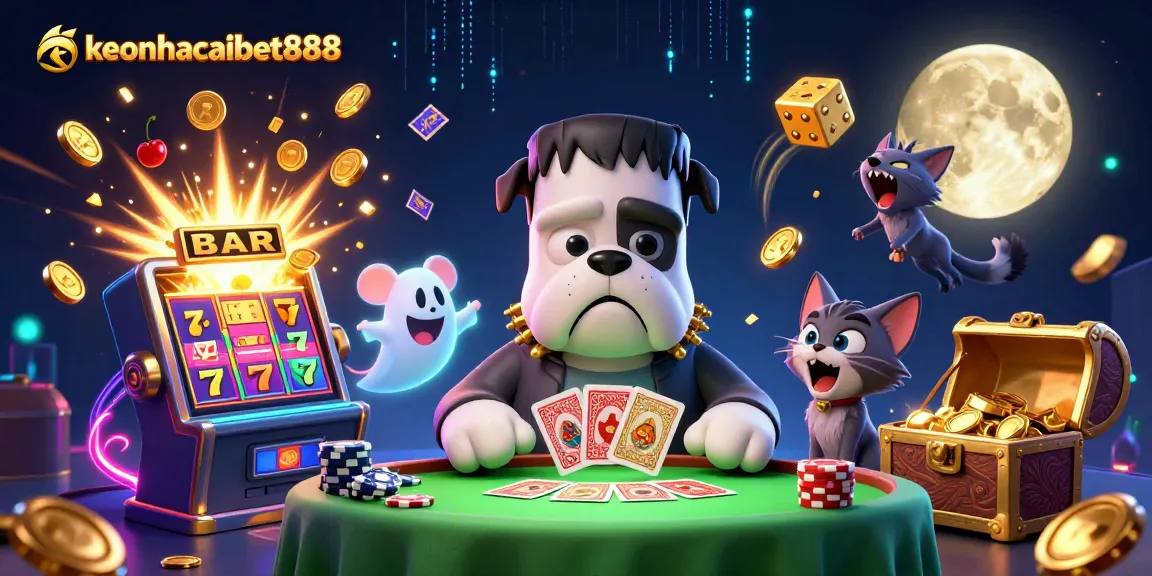 Win big at keonhacaibet888 with exciting card games and thrilling jackpots amidst a lively casino scene.