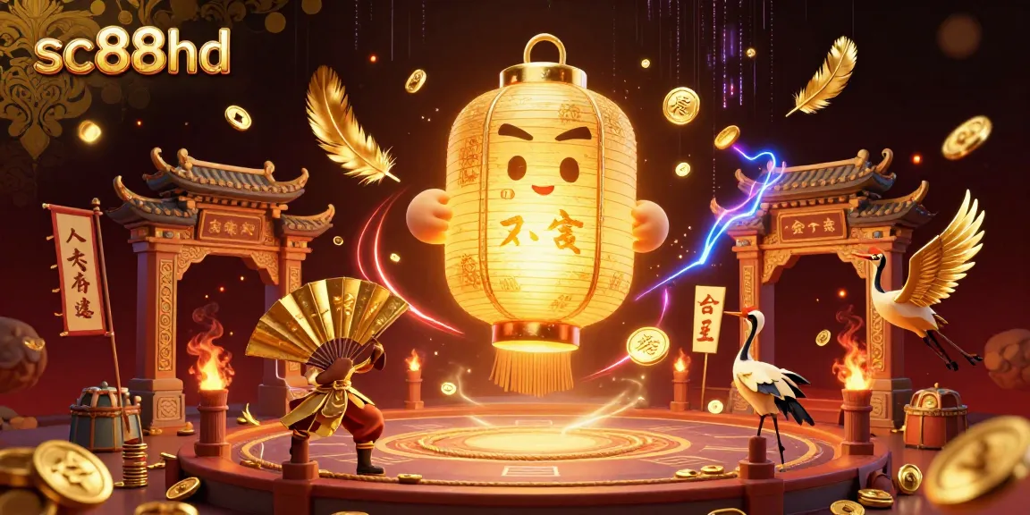 Experience the vibrant action at sc88hd casino with paper fan warriors and glowing lantern spirits.