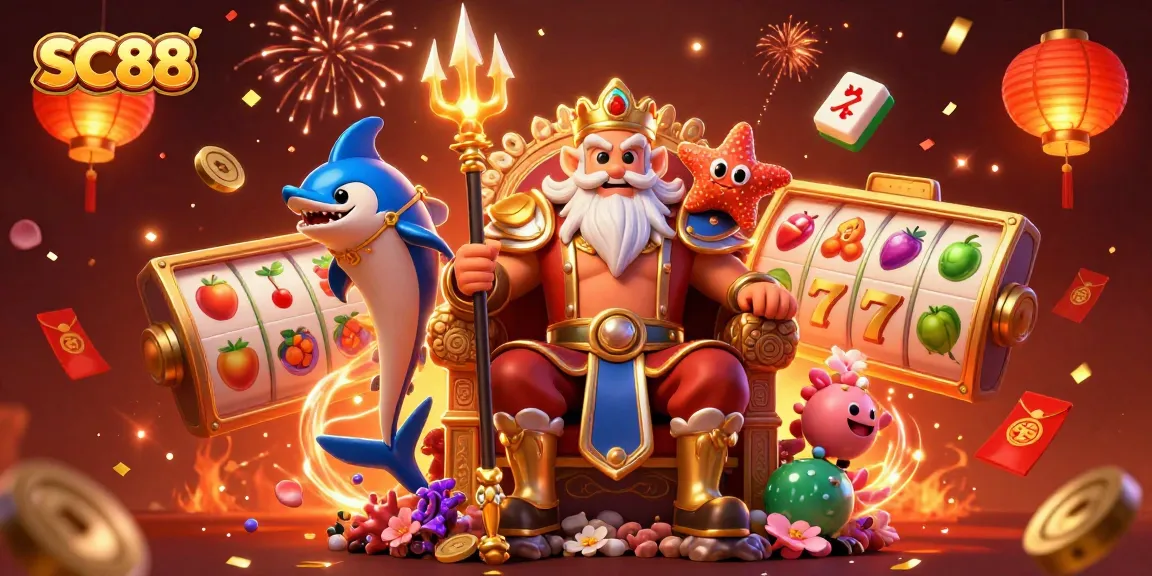 Play thrilling slot games at SC88 with Neptune and vibrant casino visuals.