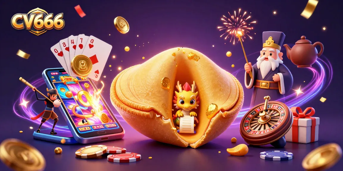 CV666 showcases an exciting 3D casino scene with dragons and slot game elements for gamers.