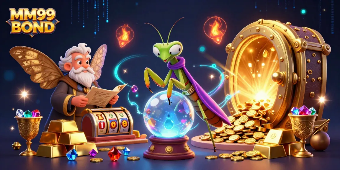 Experience excitement at MM99 BOND with a mystical, fortune-telling scene filled with treasures.
