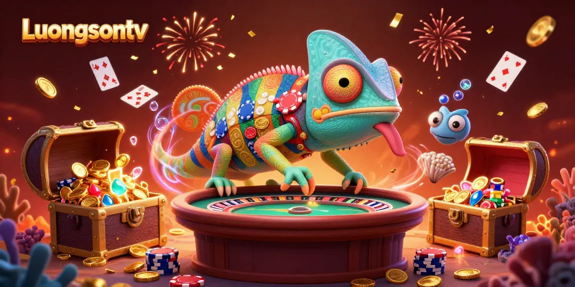 Experience thrilling football matches live on Luongsontv with rich 3D casino scenes and color-changing characters.