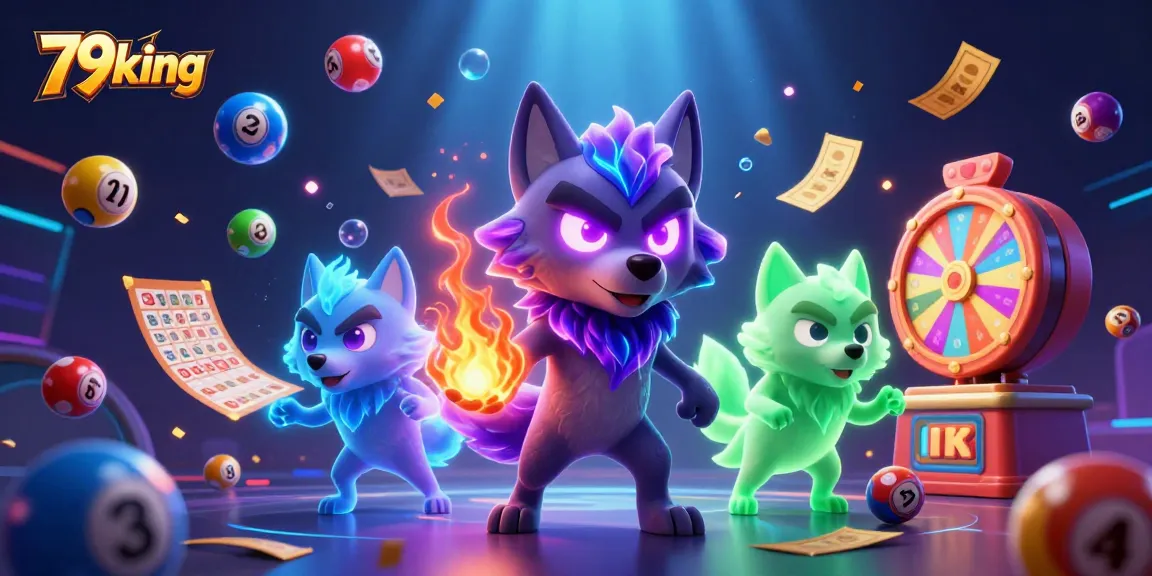 79king showcases an immersive lottery experience with vibrant elements and captivating characters.