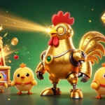Experience the excitement of rokok88 login with a vibrant 3D casino scene filled with dynamic gaming elements.