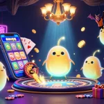 Experience vibrant casino action in dragg's enchanting glowworm cave with vibrant colors and rich details.
