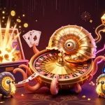 Experience free football streaming no ads with vibrant 3D casino elements, engaging viewers dynamically.
