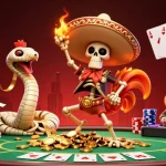 Engage with 90phuttv's vibrant cartoon scene showcasing a lively poker game with energetic characters.
